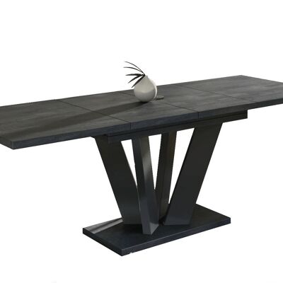 Table à manger extensible Rémuzat en béton
