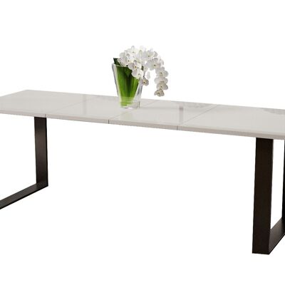 Table à manger extensible Cramaille blanche