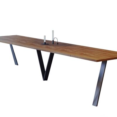 Table à manger extensible Ens en chêne Stirling