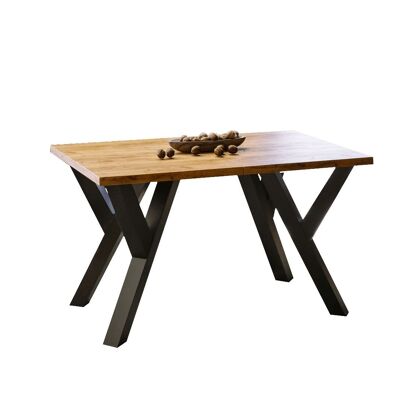 Table à manger extensible Chemellier en chêne doré