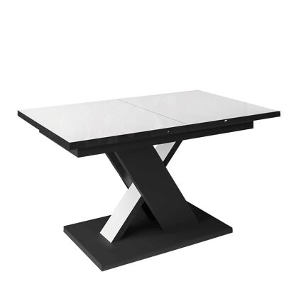 Table à manger extensible Muron blanche