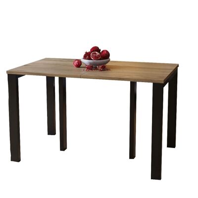Table à manger extensible Jasney en chêne doré