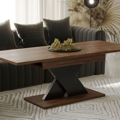 Table basse extensible Bouranton en chêne Stirling