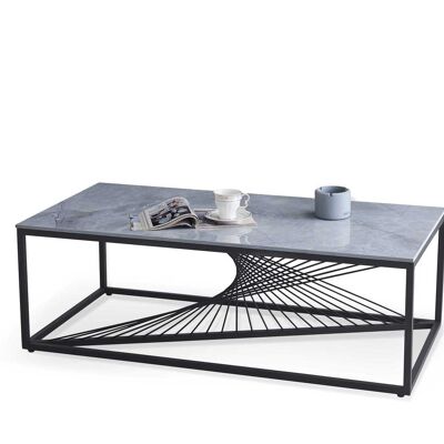 Lesse Table basse Mamerlook Gris foncé
