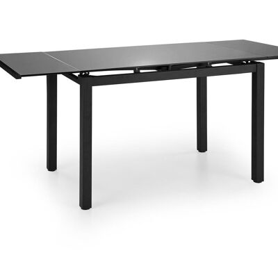 Table à manger extensible Marestmontiers noire