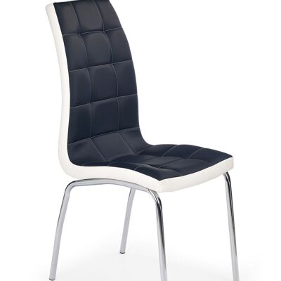 Decize Dining Chair Brown and White, Black and White, Gray and White