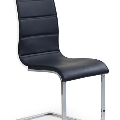 Murol Dining Chair White, Black and White - Black and White