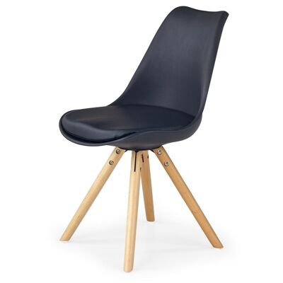 Villegouge Dining Chair White, Black, Gray - Black