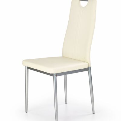 Mella Dining Chair Brown, Black, Cream, Gray - Cream