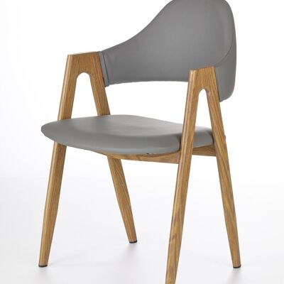 Plurien Dining Chair White, Gray - Gray