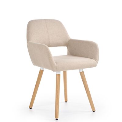 Lucon Dining Chair Beige, Gray