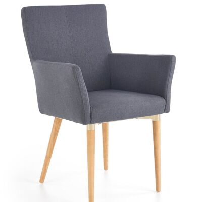 Chaise de salle à manger Courtils grise