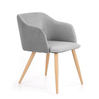 Silla de comedor Certines gris