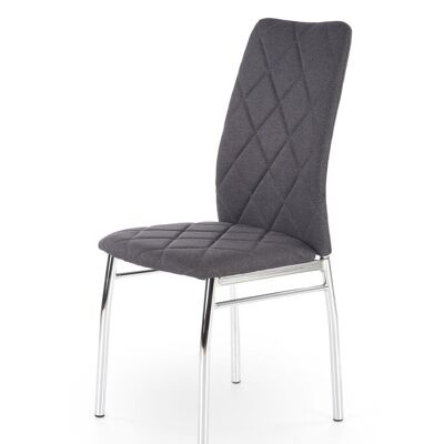 Sedia da pranzo Langoiran Grigio, Beige, Grigio chiaro - Grigio