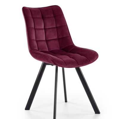 Thiverny Dining Chair Beige, Red, Gray, Green, Black, Blue, Yellow, Pink, Turquoise - Red