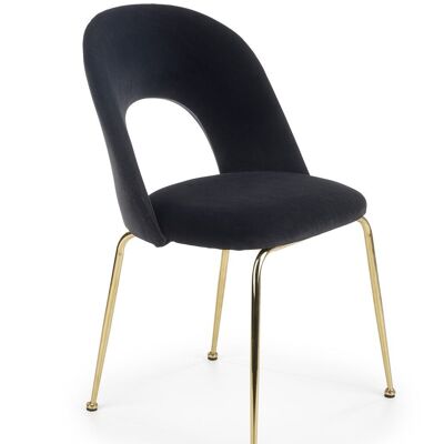 Chisa Dining Chair Black, Pink
