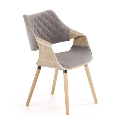 Bouzons Dining Chair Grey, Black