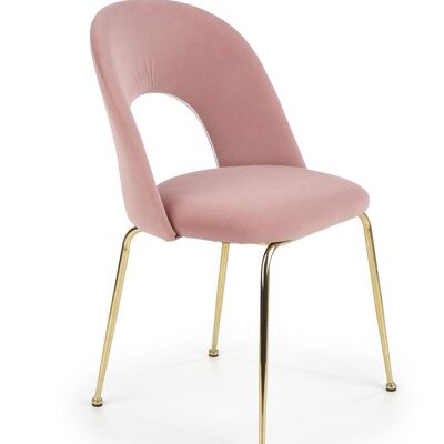 Chisa Dining Chair Black, Pink - Pink