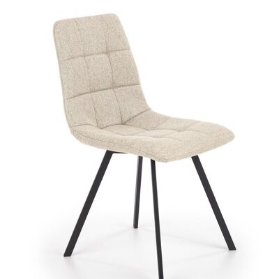 Sedia da pranzo Nouainville Beige, Grigio - Beige