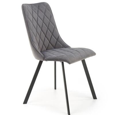Morette Dining Chair Beige, Green, Black, Blue, Yellow, Gray - Gray