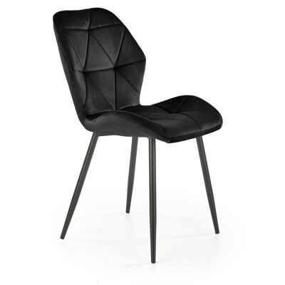 Brillon Dining Chair Beige, Green, Black, Blue, Yellow, Gray - Black