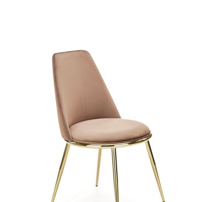 Chaise de salle à manger Montéléger beige, vert, noir, gris, rose - Beige