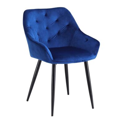Villeporcher Dining Chair Green, Blue, Yellow, Gray - Blue