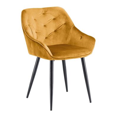 Villeporcher Dining Chair Green, Blue, Yellow, Gray - Yellow