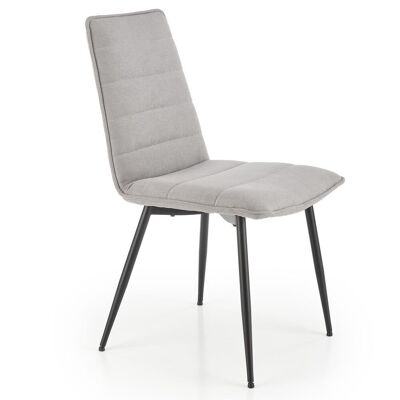 Silla de comedor Douze beige, amarilla y gris - Gris