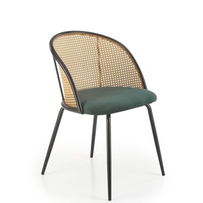 Berat Dining Chair Dark Green, Gray - Dark Green