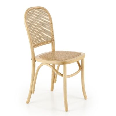 Chaise de salle à manger Dausse couleur bois