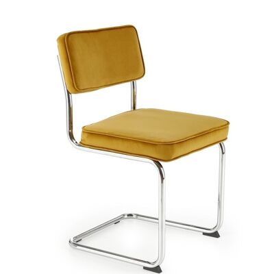 Chaise de salle à manger Bédeille Vert, Jaune, Gris - Jaune