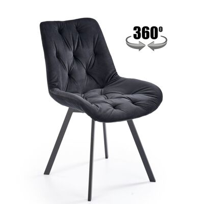 Erloy Dining Chair Green, Black, Gray - Black