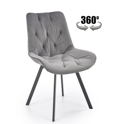 Erloy Dining Chair Green, Black, Gray - Gray