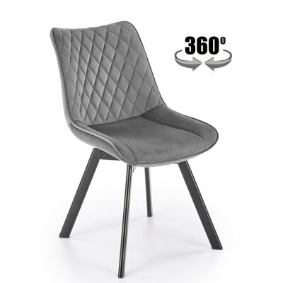 Ballots Dining Chair Grey, Green, Black - Grey