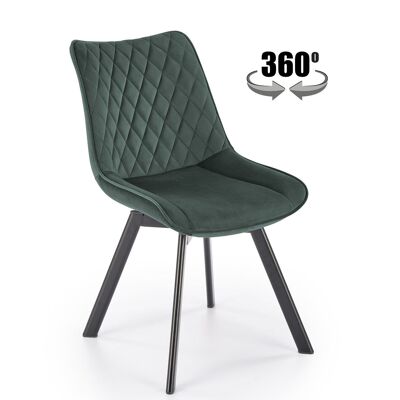 Ballots Dining Chair Grey, Green, Black - Green
