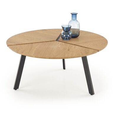 Table basse Nantoux en chêne doré