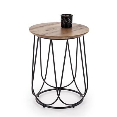 Table basse Espiute en noyer foncé