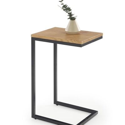 Table d'appoint Escalus en chêne doré