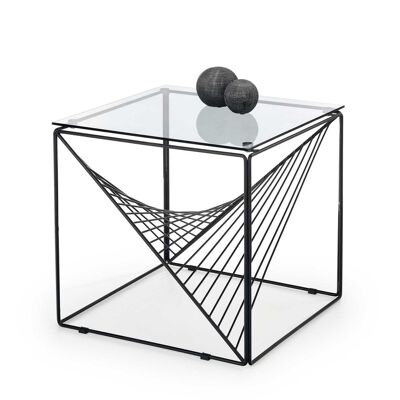 Table basse Javrezac Transparent fumé