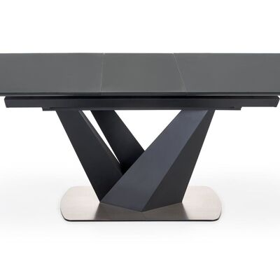Table à manger extensible Rye noire