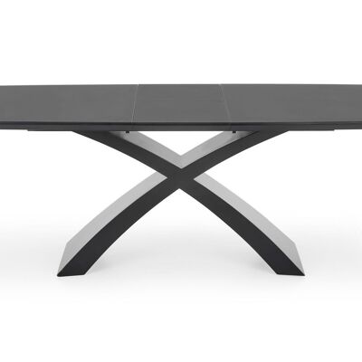 Table à manger extensible Fontbonne grise