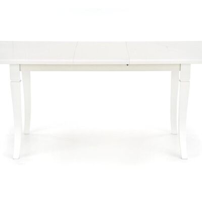 Table à manger extensible Trivy blanche