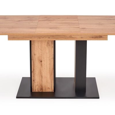 Table à manger extensible Cardaillac en chêne Wotan