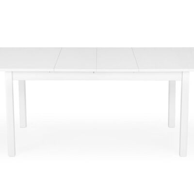 Table à manger extensible Quinquempoix blanche