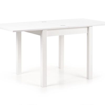 Table à manger extensible Capian blanche