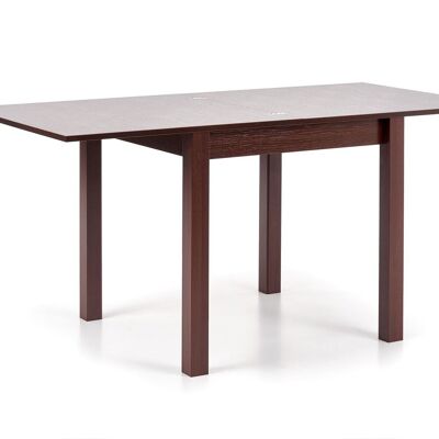 Table à manger extensible Capian marron foncé