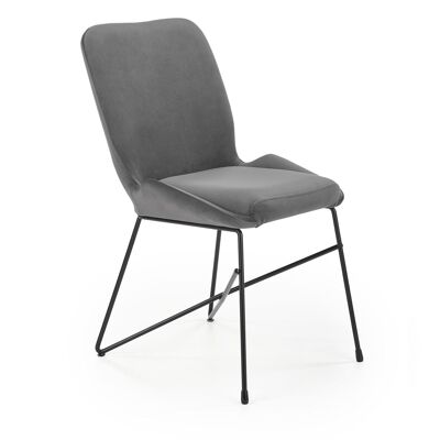 Silla de comedor Montenois verde, gris - gris