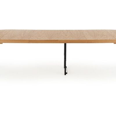 Table à manger extensible Poses couleur bois