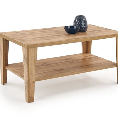 Mesa de centro Bedenac de roble Wotan